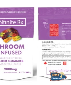 Alternative view of INfinite Rx Shroom Infused Albino Penis Envy Edition Block Gummies Edibles (2000mg)