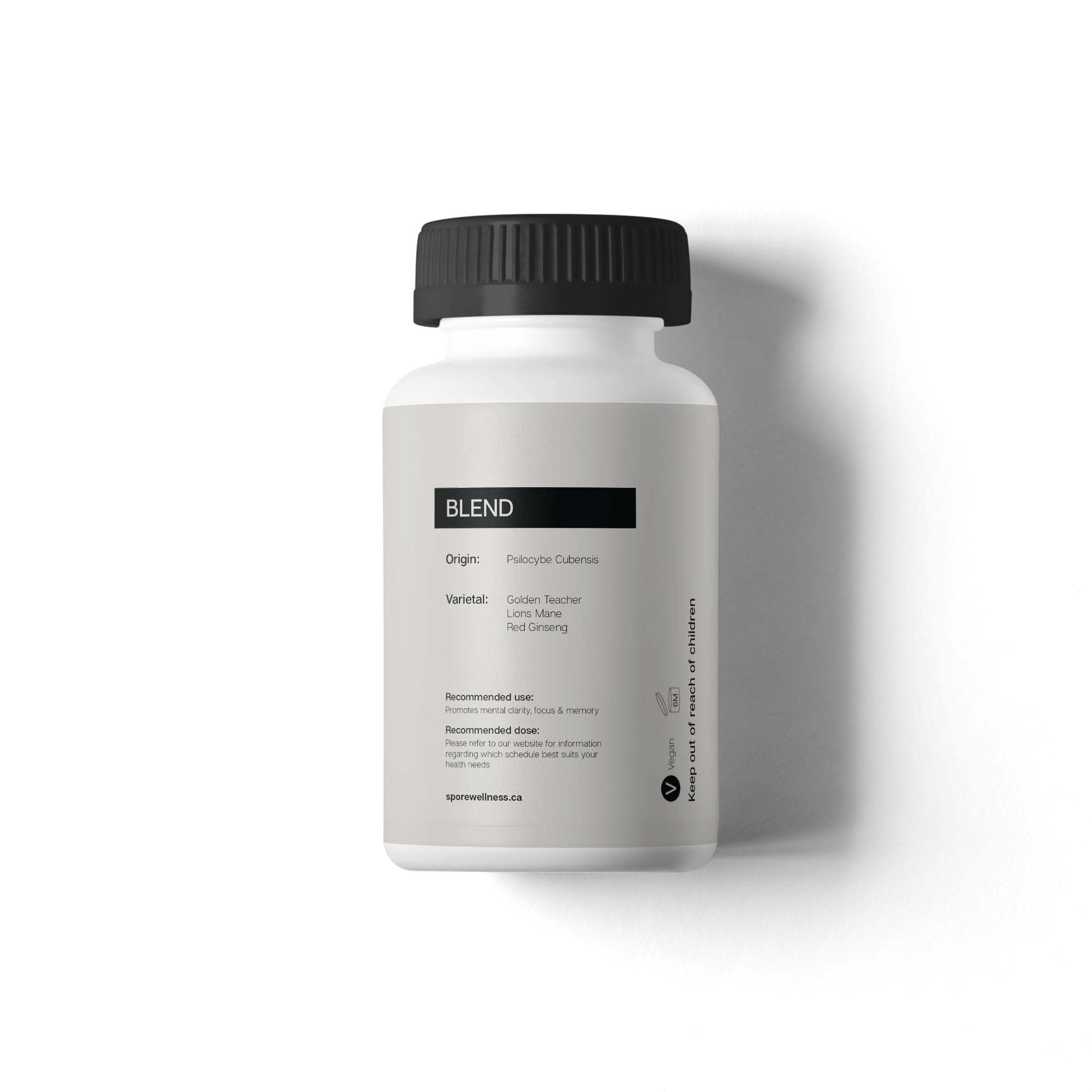 Spore Wellness (Cognitive) Microdosing Mushroom Capsules - Image 3